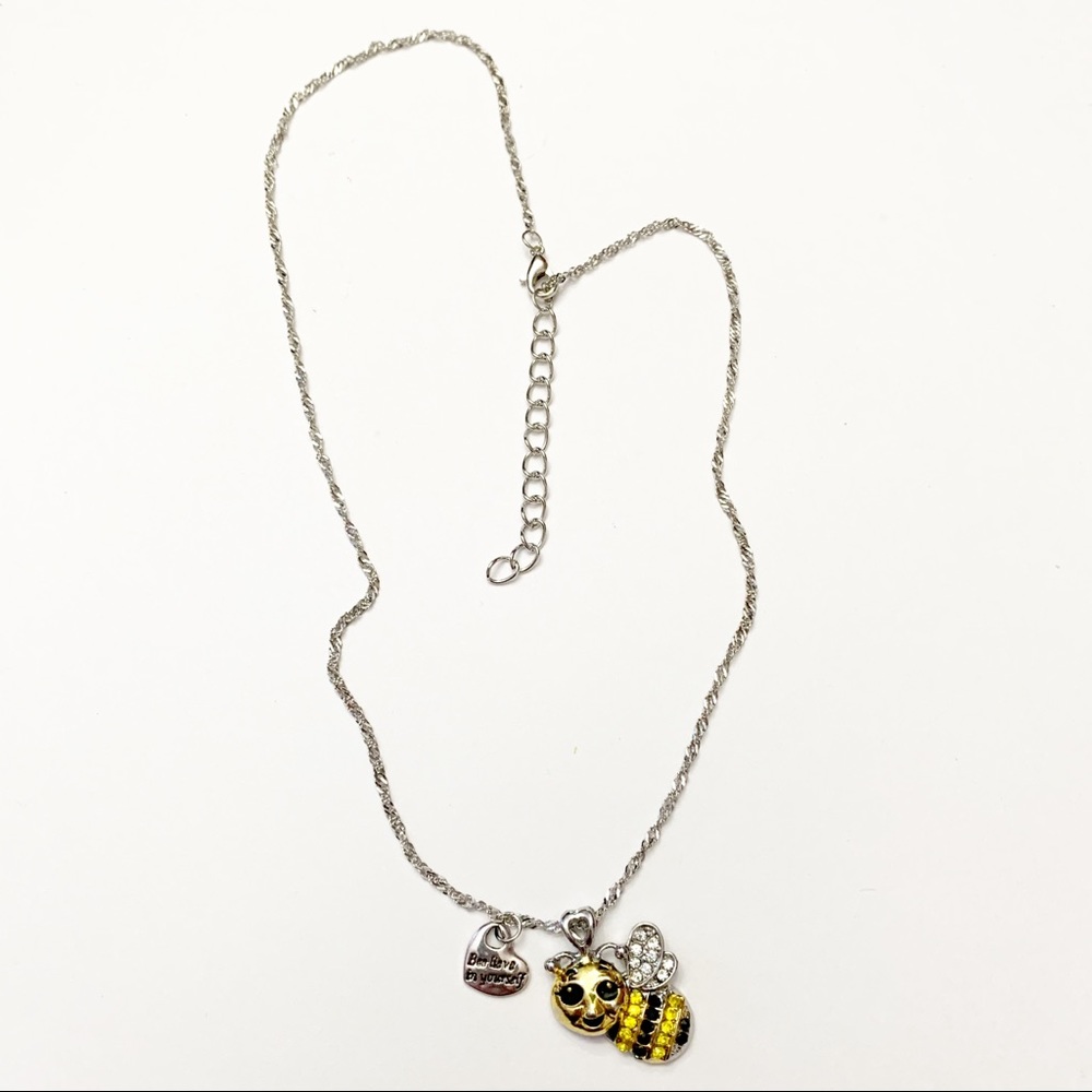 Bee-Lieve In Yourself Bumblebee Necklace (F3) - Picture 2 of 4